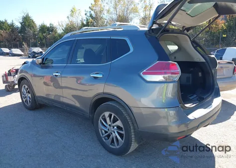 2015 Nissan Rogue Sl из США, поврежденный, VIN 5N1AT2MT9FC899343